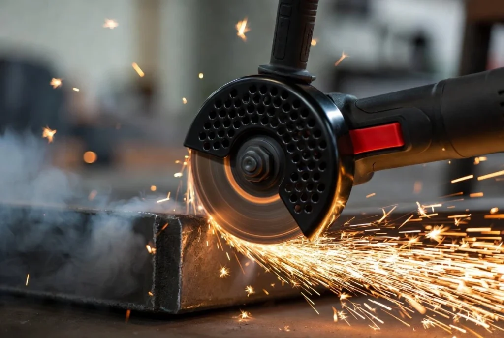 Angle Grinder for cut metal roof