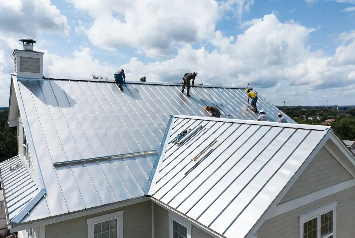 Standing Seam Metal Roof Installations by experts